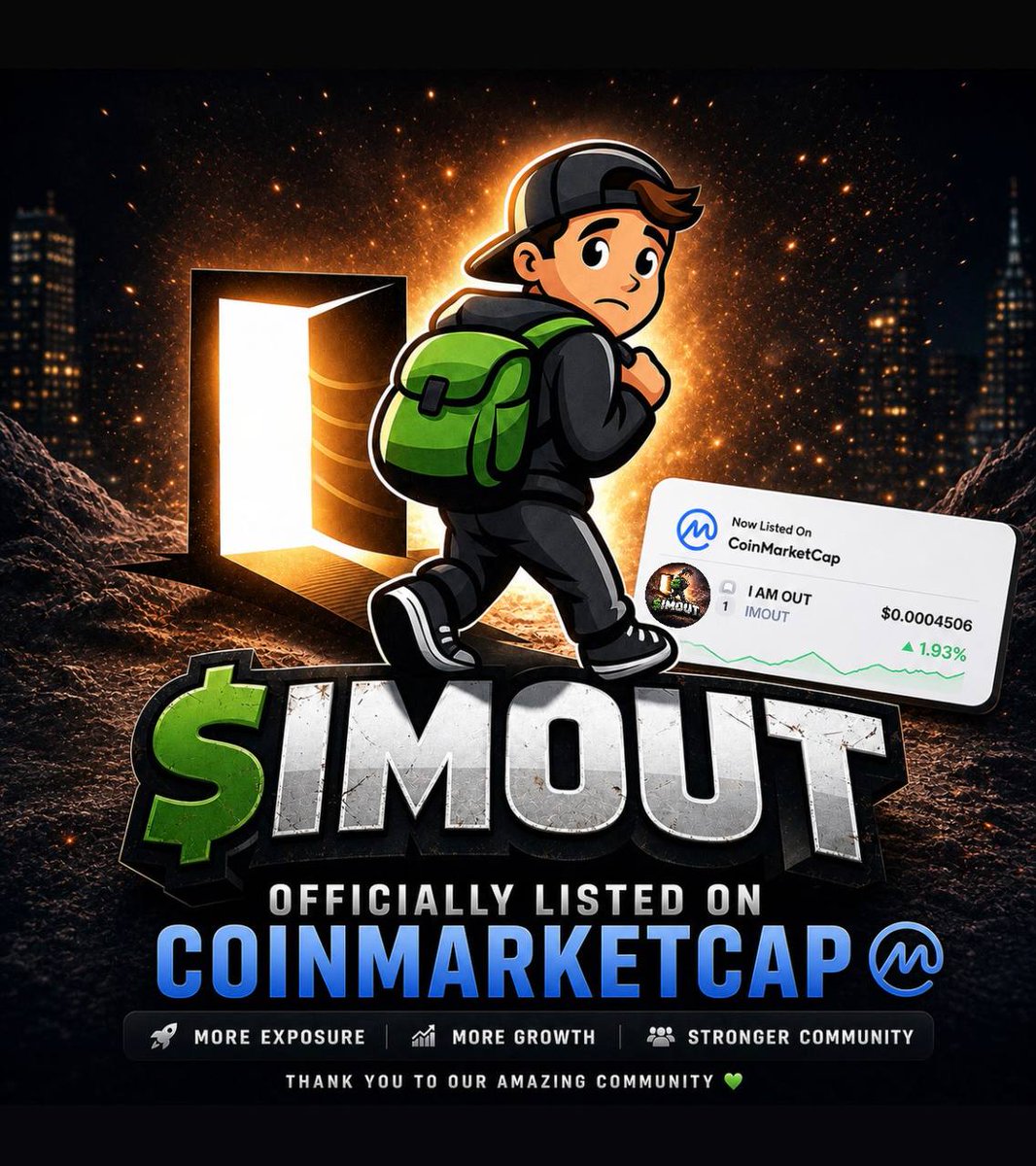 I AM OUT | $IMOUT tweet media