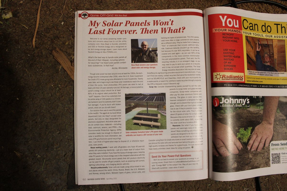 docsanderson's tweet image. #Scientists #ClimateCrisis #Solar #Recycle #Research @danpeckwx Dan this is a really informative article @HeartsofHeroes_ G Sheldon Solar Panels are Toxic have to be recycled carefully @NatGeo @Nature Lizzie May's Mother Earth came-Climate impacting Solar:Hail Damage Good Morning