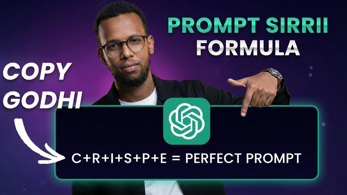 murretips's tweet image. Paartii kana keessatti Maalummaa PROMPT irraa kaasnee akkamiin Barreeffama BLOG AI fayyadamuun kan Maallaqa argamsiisu akka barreessinuus Waliin Baranna. 😃

Video :➡️ youtu.be/iP5vUJDeAUQ?si…

Let's Go...

#AI #hojiionline #website