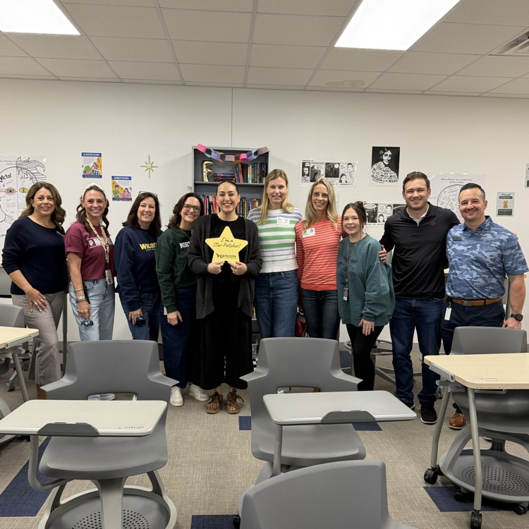 WalnutGroveHS's tweet photo. A big congratulations to our monthly Star Polishers! Your positivity, effort, and commitment make The Grove such a special place. We are proud to have you here! @ProsperISD #togetherwechampion https://t.co/iYnyhfoJF5