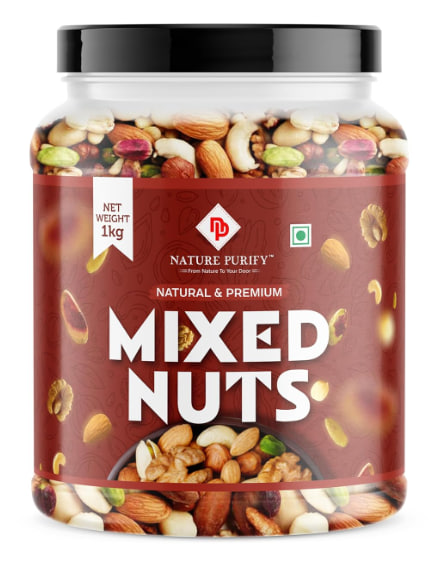 GrabOnIn's tweet image. Nature Purify Mixed Dry Fruits 1kg ₹460 😍✨

 Shop now:   amzn.to/495bJXp

#HealthySnacks #DryFruits #Nutrition #DealAlert #ShopNow