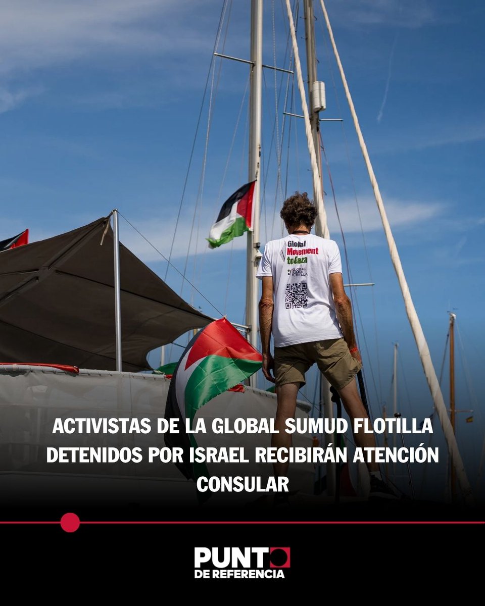 MXReferencia's tweet image. #Internacional 

Medios reportan que el brasileño Thiago Ávila y el palestino-español Saif Abukeshek, integrantes de la @gbsumudflotilla detenidos por el Ejército de #Israel, se encuentran en el centro de detención de Shikma, en la ciudad israelí de Ashkelon. 

👉De acuerdo con
