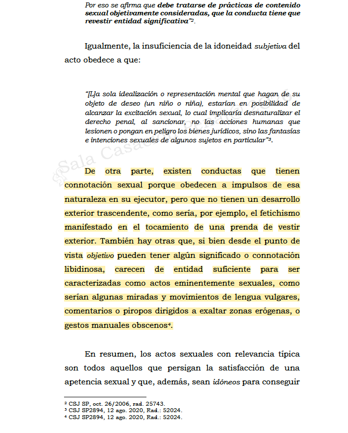 Melovides's tweet photo. Interesante salvamento de voto de actos que tienen connotación sexual, pero que son insuficientes para catalogarlos como delito. https://t.co/H0eqVnMkSg https://t.co/3wf45MEOQR