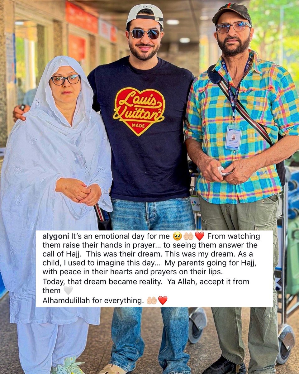 indiaforums's tweet photo. Aly Goni gets emotional as his parents embark on their Hajj journey. βItβs an emotional day for me.β
.
.
.
#AlyGoni #Hajj2026 #HajjJourney #EmotionalMoment #DreamComeTrue #Alhamdulillah #Tellystar #TellyBuzz #IndiaForums https://t.co/MGeJgoBj51