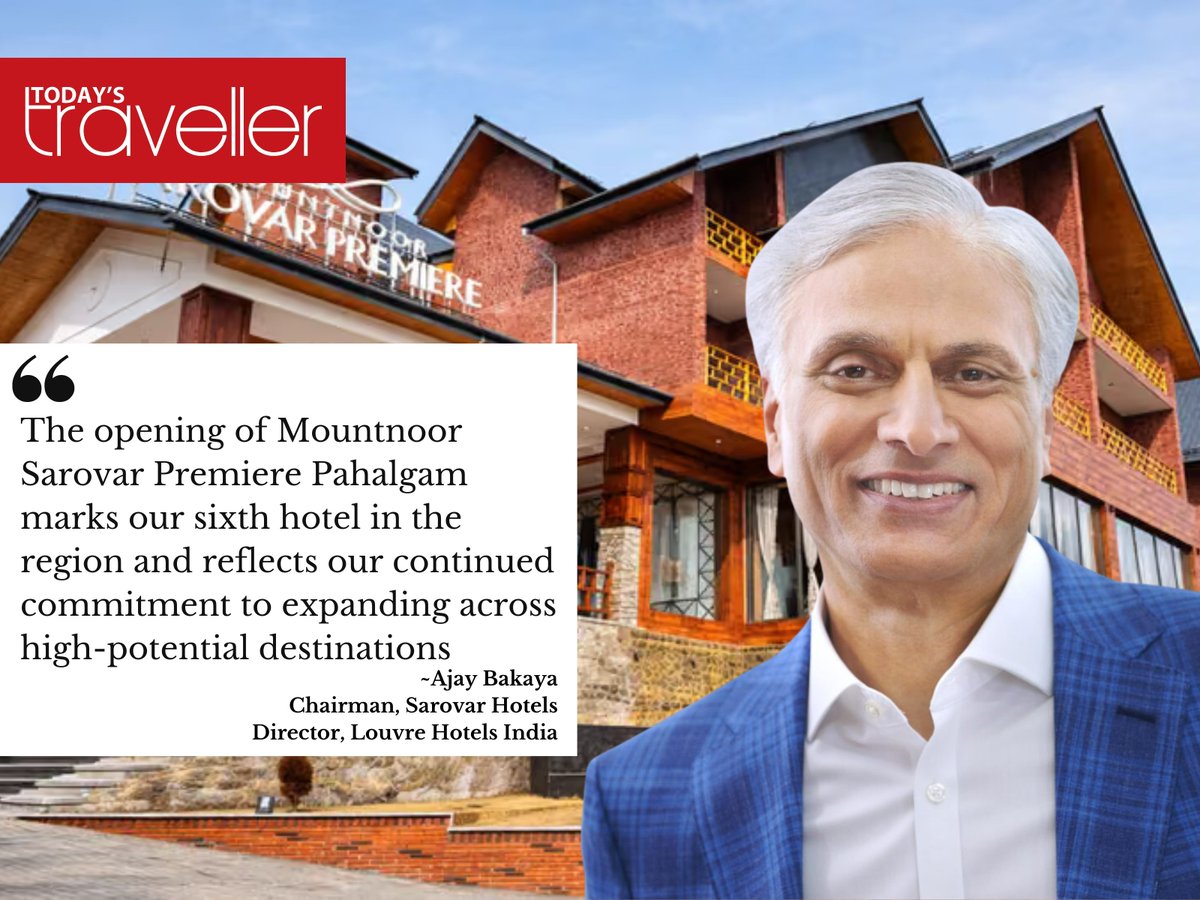 TodayTraveller's tweet image. 𝗦𝗮𝗿𝗼𝘃𝗮𝗿 𝗛𝗼𝘁𝗲𝗹𝘀 𝗹𝗮𝘂𝗻𝗰𝗵𝗲𝘀 𝗠𝗼𝘂𝗻𝘁𝗻𝗼𝗼𝗿 𝗦𝗮𝗿𝗼𝘃𝗮𝗿 𝗣𝗿𝗲𝗺𝗶𝗲𝗿𝗲 𝗣𝗮𝗵𝗮𝗹𝗴𝗮𝗺

Read more: todaystraveller.net/sarovar-hotels…

@Sarovar_Hotels #News #Opening #MountnoorSarovarPremiersPahalgam