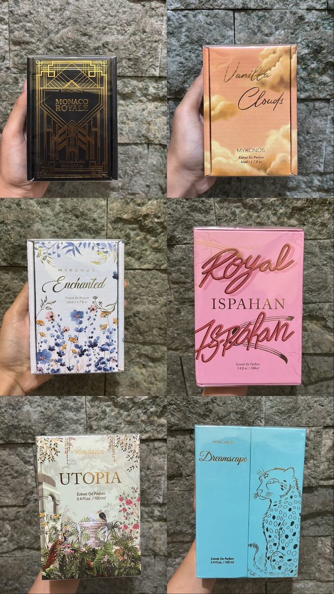 naarawiny's tweet photo. brand neww!!!

mykonos
monro 50mL 250.000
vanclouds 50mL 125.000
enchanted 50mL 125.000
royal ispahan 100mL 375.000
utopia 100mL 270.000
dreamscape 100mL 365.000

hmns 
orgsm putih 260.000
philea 285.000
sore 285.000
farhampton 285.000
orgsm merah 290.000
alpha 255.000 https://t.co/qV4GU4kvVU