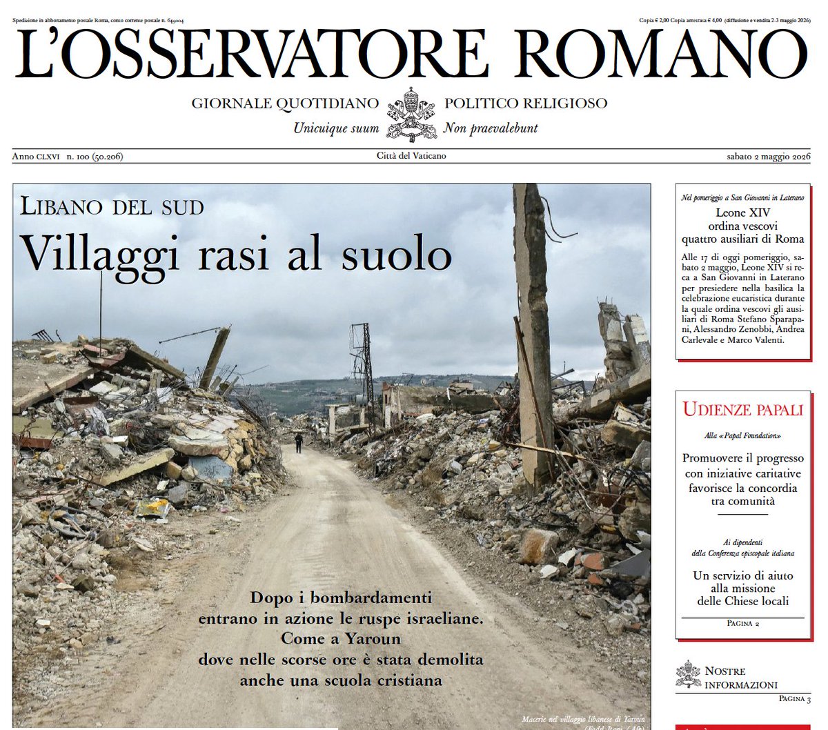 L'Osservatore Romano tweet media