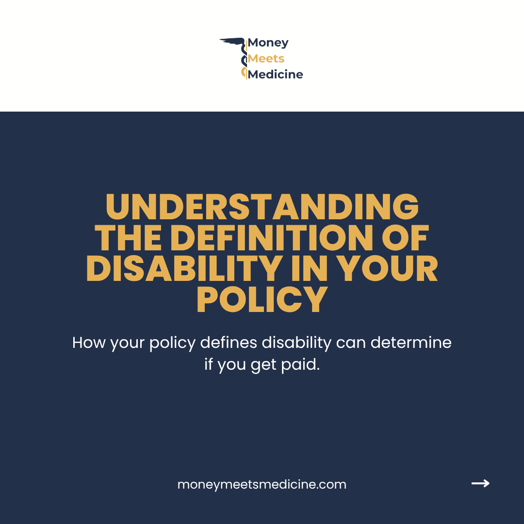 michael_MMMDI's tweet image. Most physicians don’t have a coverage problem.
They have a definition problem.
Disability insurance pays based on definitions not need.

“Any occupation” could mean:
You can’t practice medicine… and still get no benefit

#ownoccupation #physicianfinance #insurance #doctorlife