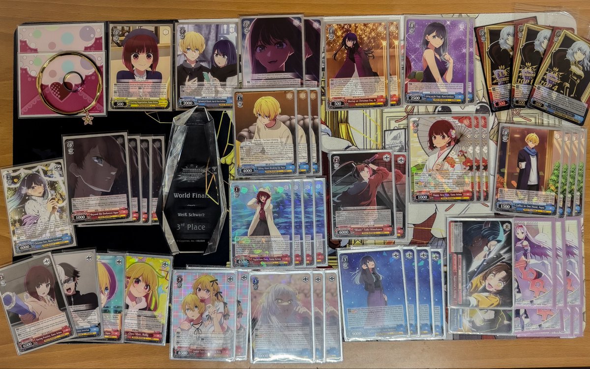 Ryoomara's tweet photo. BCS Worlds 25/26 - I’m 3rd place!!! LET’S GOO✨

Deck - 338T7
R1 | Bye ✅
R2 | NIK ✅
R3 | KMD ✅
R4 | ONK ✅
R5 | Fujimi ❌
R6 | BD ❌
4-2 8th place
—
T8 | RWBY ✅
T4 |  ONK ❌
T3 | SHS ✅

This morning, I was feeling like it was going to be a good day, and it was!~ IT’S LIT!!✨ https://t.co/ml9T4OjIWs