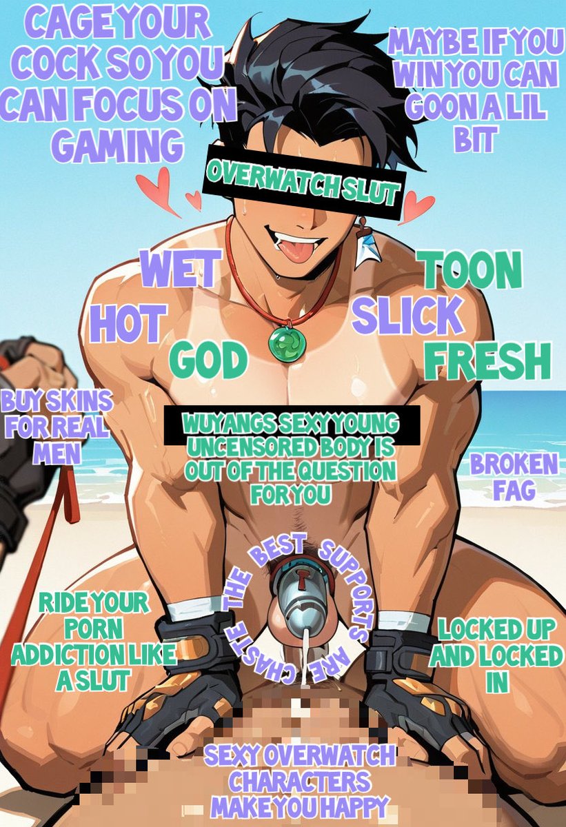pupbonelost's tweet photo. Hot new young characters like wuyang are going to drain your energy and your wallet. Cage your sad cock so you can focus on playing games loser

#Nodickforyou #censored #censoredporn #loserporn #censoredforbetas #pixelporn #pixels #overwatch #wuyang #chastity #addicted #boneloss https://t.co/z2UIup0emA