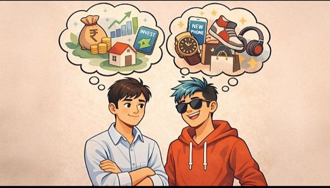 Finance_Neelam's tweet image. Today’s problem: Flexing is being mistaken for wealth.

Capital is getting diverted into lifestyle signalling instead of compounding.

Every rupee spent to impress is a rupee taken away from future returns.

Wealth doesn’t flex. It compounds!

#investing #WealthBuilding
