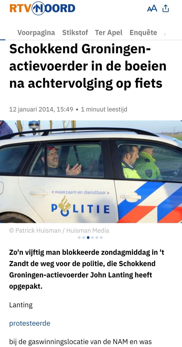 JohnLanting6's tweet image. Tja @Politie, als ook jullie het vertrouwen van de burgers hebben verloren, hebben ook jullie, VERLOREN !!!

#Groningen