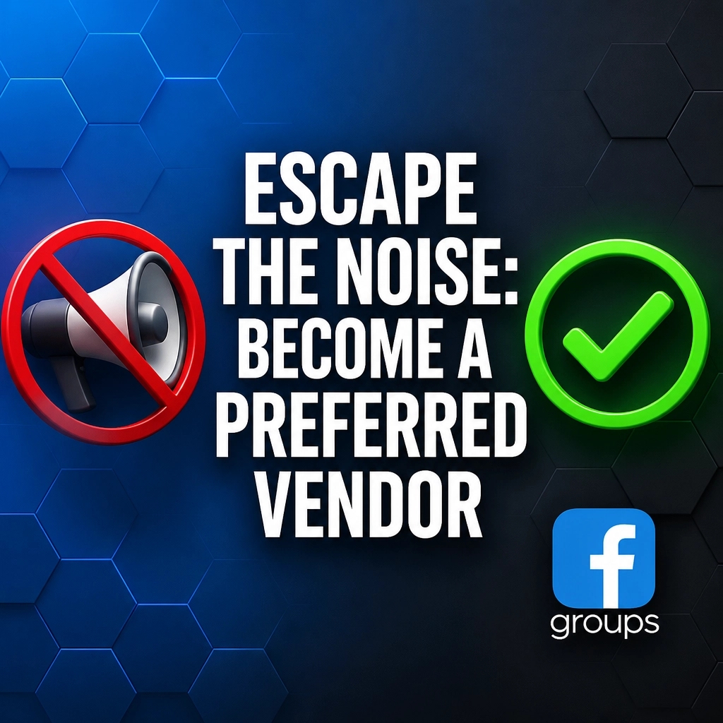 robertjrussell's tweet image. Stop shouting into the 'Sponsored' post void. 📣 People want trusted niche groups, not ads. Become a Preferred Vendor today!

Apply: forms.gle/CLpppTmEExmJ2h…
Groups: facebook.com/groups/recomme…
#Ads
