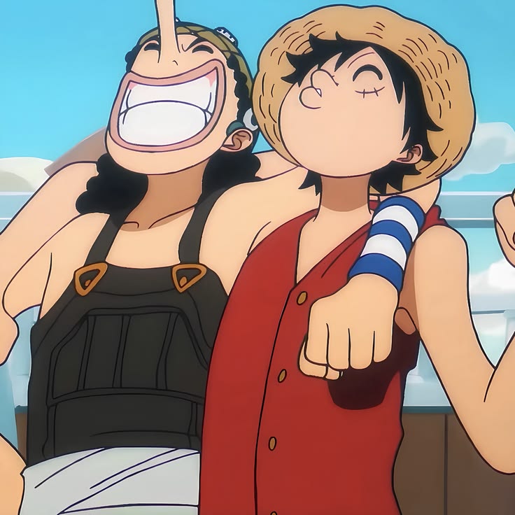 ShotAnimes's tweet photo. Usopp &amp; Luffy ✨
#ONEPIECE〜 #Ussopp 
#Luffy https://t.co/7vH7lDaeif