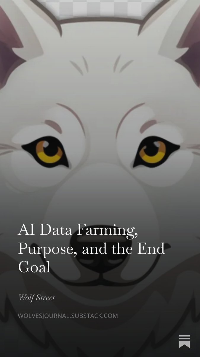 KorolevPhil's tweet image. You are not using AI.
AI is farming you.

Your clicks train it.
Your habits refine it.
Your behavior feeds it.

The endgame isn’t intelligence.
It’s control.

open.substack.com/pub/wolvesjour…

#AI #Data #Tech #Future #DigitalEconomy #XRP #BigTech #crypto