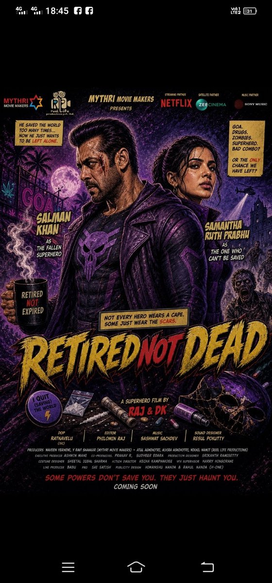 KamalpreetBali's tweet photo. They wanted him to stop, but Bhai just stopped taking orders! The lion is hungry and back to claim his kingdom. 🦁🔥

#SalmanKhan #RetiredNotDead #Bhaijaan #ComingSoon #FanMadePoster @BeingSalmanKhan
PC:@asliRadheBackup https://t.co/0pdNAaTeaM