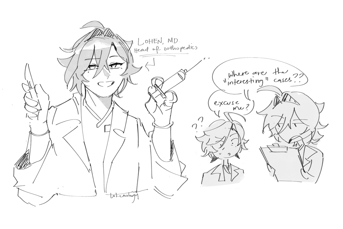 lohen doodles 🐇 tweet media