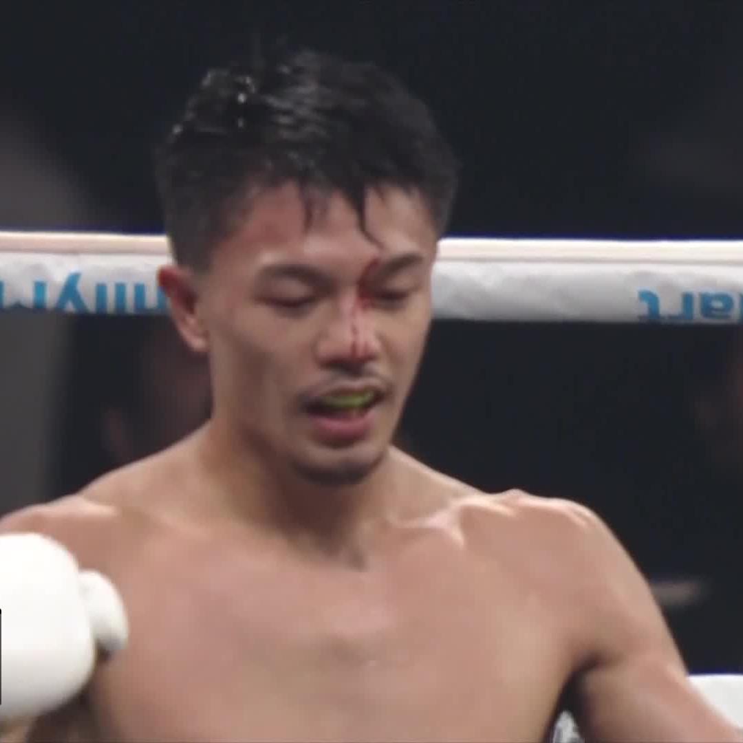 Nakatani is cut 🩸 #InoueNakatani | Live now on DAZN ▪️