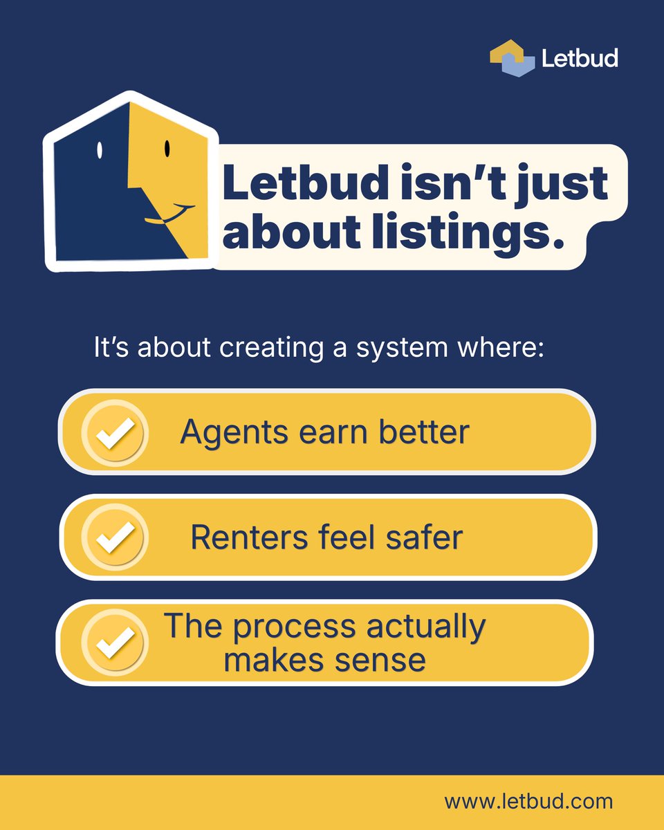 joinletbud's tweet image. Let’s be real..
this system has been broken for a long time.

Agents grind and get cut.
Renters search and feel unsure.
Nothing flows the way it should.

So we rebuilt it.

Better earnings.
Safer decisions.
A process that makes sense.

👉That’s the difference.

#realestate #trend