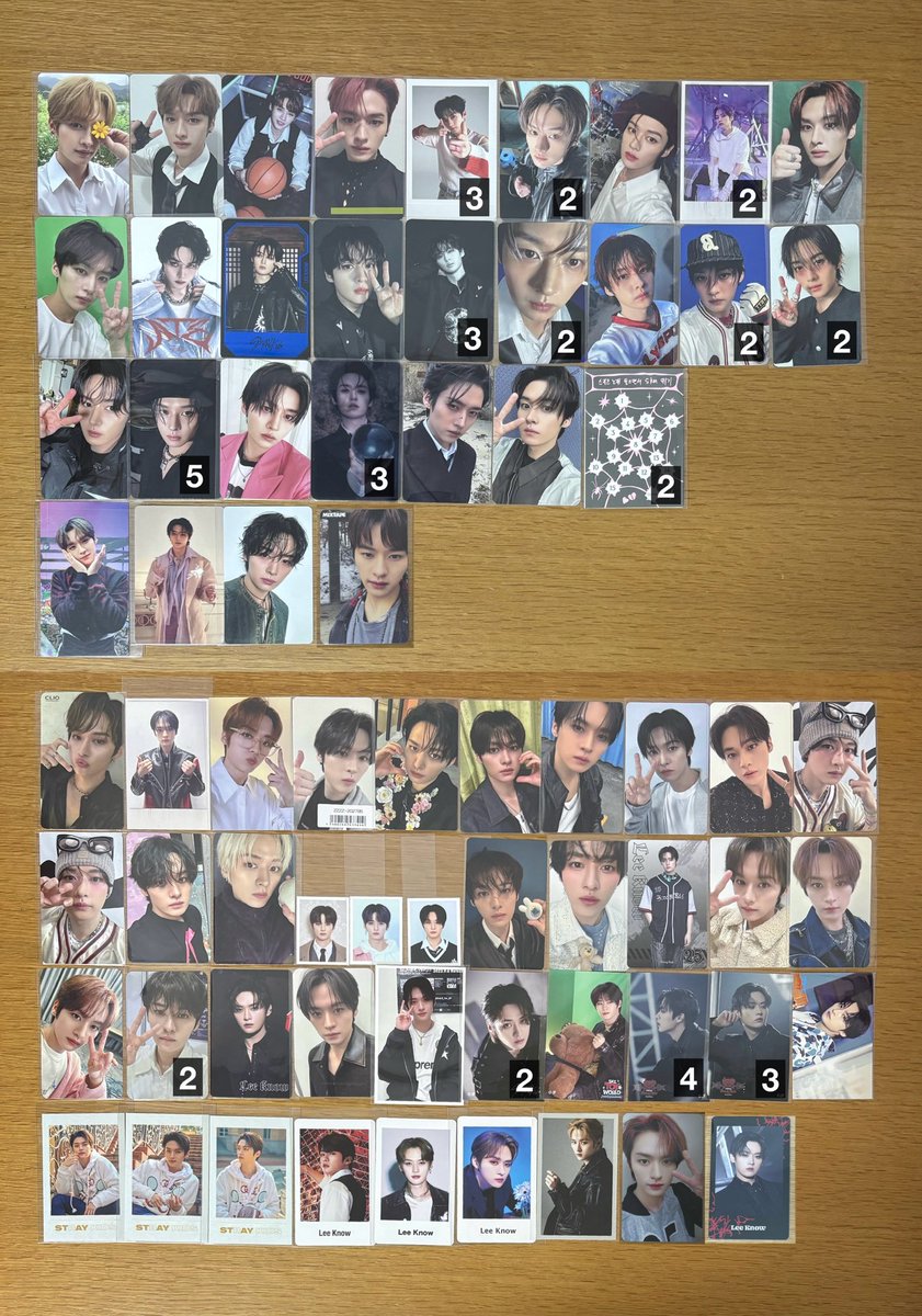 __2000320's tweet photo. Stray Kids スキズ トレカ 特典 会場限定 過去 交換 買取

譲 バンチャン リノ チャンビン ハン
求 ヒョンジン 買取 >バンチャン

同異種◎、数字は所持枚数です
お気軽にお声掛けください🙇🏻‍♀️ https://t.co/Jz8owQ47be