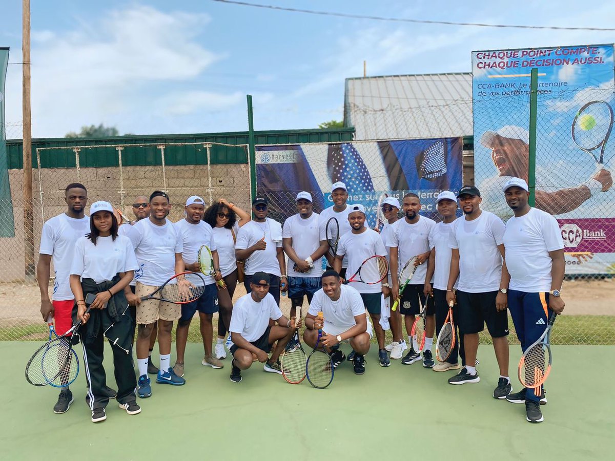 HarvestAssetMgt's tweet photo. Fête du travail: notre capital humain, notre premier actif.
Un moment de cohésion mêlant coaching tennis, activités collaboratives et convivialité.
Une journée qui reflète nos valeurs : engagement, esprit d’équipe et bien-être au travail.
#FêteDuTravail #BienÊtreAuTravail https://t.co/L1sLhjwPuf