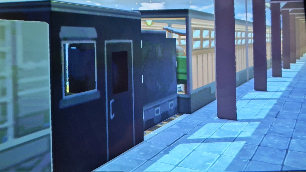 osaki_makura's tweet photo. 駅舎と♾️🚂できた！ https://t.co/Wy6FCwsDg4