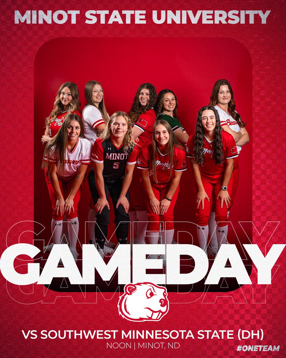 MSUBeaversSB's tweet image. 🚨GAMEDAY🚨
Come on out to the Scheels Complex for Beaver Softball! Also, come out and celebrate our 10 amazing seniors after the games. We look forward to seeing you there!

📍: Minot, ND
⏳: Noon &amp;amp; 2 PM
📺: NSIC Network

#OneTeam | #bALLin