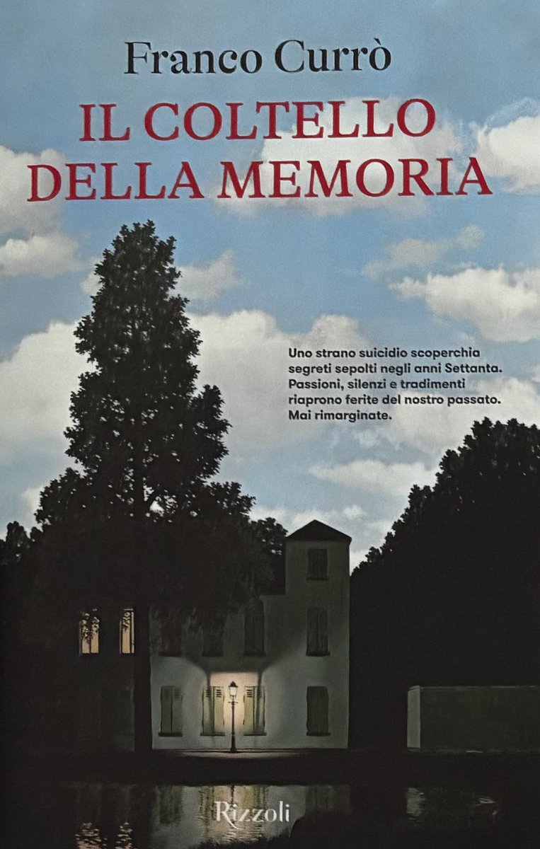 gianlucalavezzo's tweet image. Non mi capitava da anni: un libro che ti dispiace finire. “Il coltello della memoria”. Ideali del ’68, traditi e consumati fino alla disillusione. Ti resta addosso.
#FrancoCurrò #libri