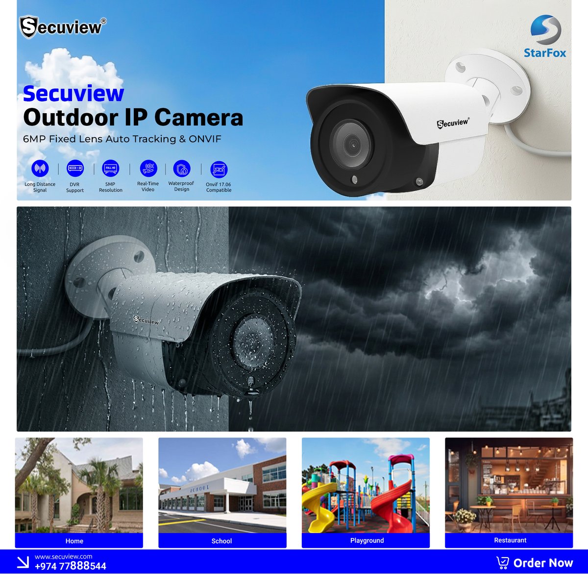 secuviews's tweet image. Secuview 6MP Outdoor IP Camera | Auto Tracking

Take your security to the next level with a smart outdoor IP camera built for precision and reliability.

👉 secuview.com/product/secuvi…

📞 +974 77888544
📩 info@starfoxsecu.com

#OutdoorCamera #IPCamera #CCTV #Secuview
