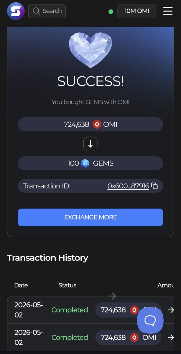 bartbos1986's tweet image. This is also verry easy now ... sell #nft and get $omi token on stackr.world ... swap them in #gems ... gems can be used on #veve for new drops ... like i gonne do in starwars month 😁... all easy now and looks really good ... keep on the hard work 💖🚀🚀🚀