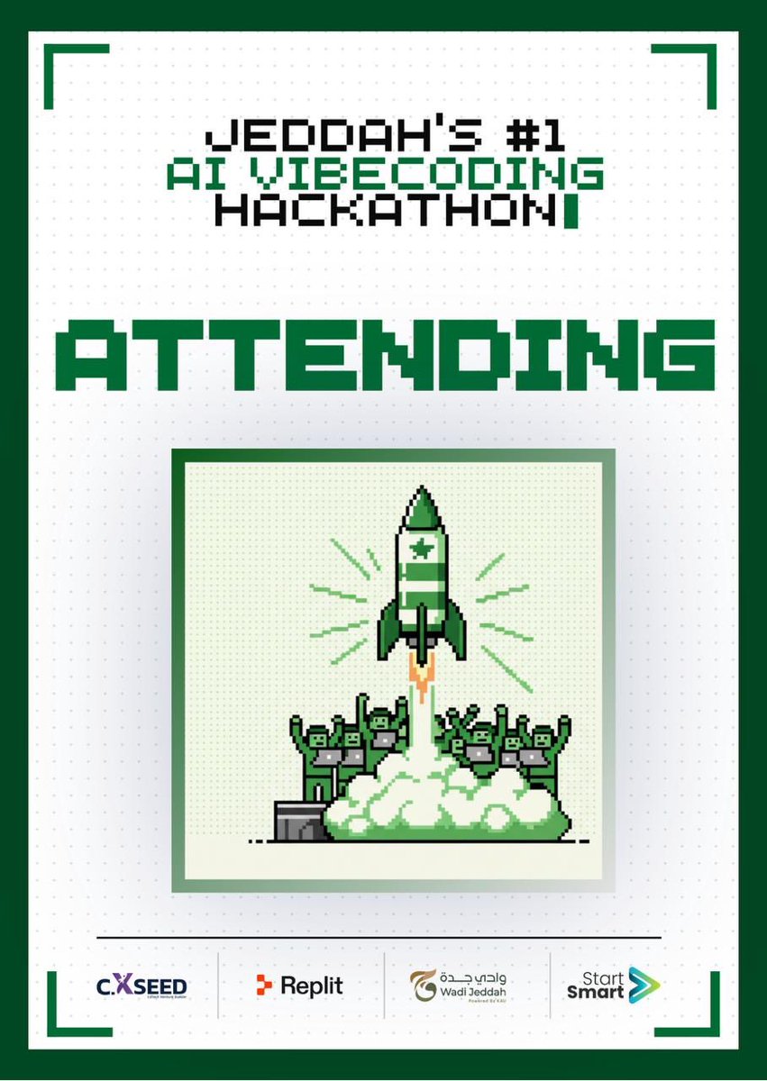 76lrn's tweet photo. 🔥Top 10🔥
#مكان_رواد_الأعمال
#JEDDAH_AI_Hackatho https://t.co/QXX15HxvXc