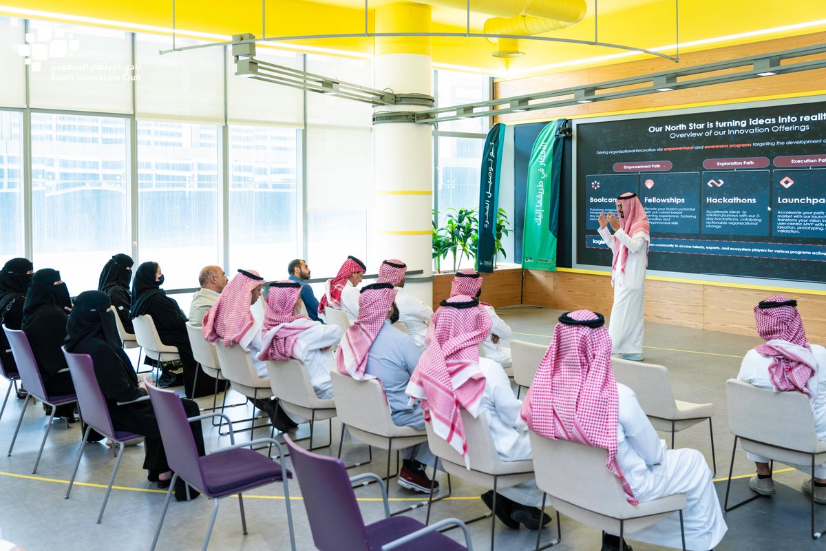 Sic_org's tweet photo. #زيارات_الابتكار

ضمن زياراتنا للجهات المتميزة في مجال الابتكار .. زرنا الذراع التقني والابتكاري لمجموعة سبل للتعرف اكثر على ابداعاتهم وطريقة تنفيذهم للمشاريع الابتكارية في المجال اللوجستي بشكل خاص واي مجال Nخر. 

زار النادي يوم الأربعاء 29 ابريل 2026م شركة Infinite pl في مقرها بالرياض وتعرفنا على نطاق عملها وكيف بدأت في السعودية وما هي الخدمات التي تقدمها في السوق. وتم استعراض اهم المشاريع الني اطلقتها الشركة وهي :

⭐ منصة فكره هب: والتي تساعد أي جهة على ادارة عملية الابتكار من الفكرة الى الاطلاق والميزة الأساسية استخدامها للذكاء الاصطناعي وكذلك إمكانية استخدمها على اللكلاود بعلامتك وهويتك.

⭐ نطاق: وهي إمكانية التواصل مع العملاء المستهدفين في منطقة محددة من خلال بياناتهم في العنوان الوطني 

👏 شكراً لشركة Infinite PL على حسن الاستضافة وكرم الضيافة ونتطلع لمزيد من التعاون بين النادي والشركة الفترة القادمة
👏 شكراً لاعضاء النادي على حضورهم وتفاعلهم

نراكم على خير في الزيارات القادمة

#نادي_الابتكار_السعودي .. رحلة نحو مجتمع مبتكر ✨
