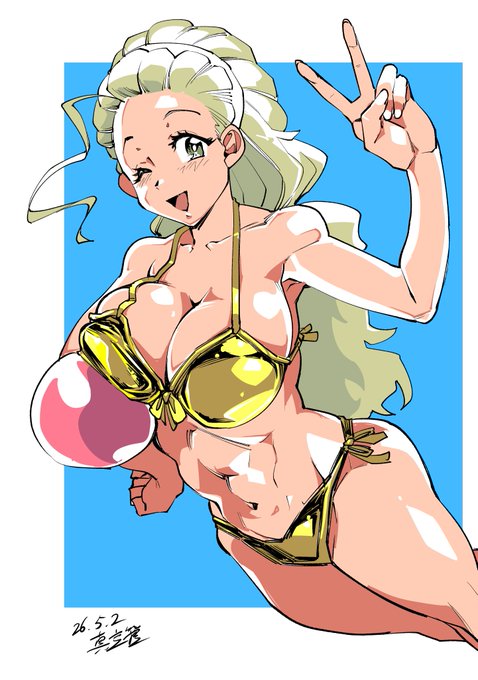 #ガルパン版深夜のお絵描き60分一本勝負_20260502 90s画風の似合う戦車道女子佐々木あけび…のつもりで描いたのだけど、陰の処理がむしろ80sになっちまったかもしれません。