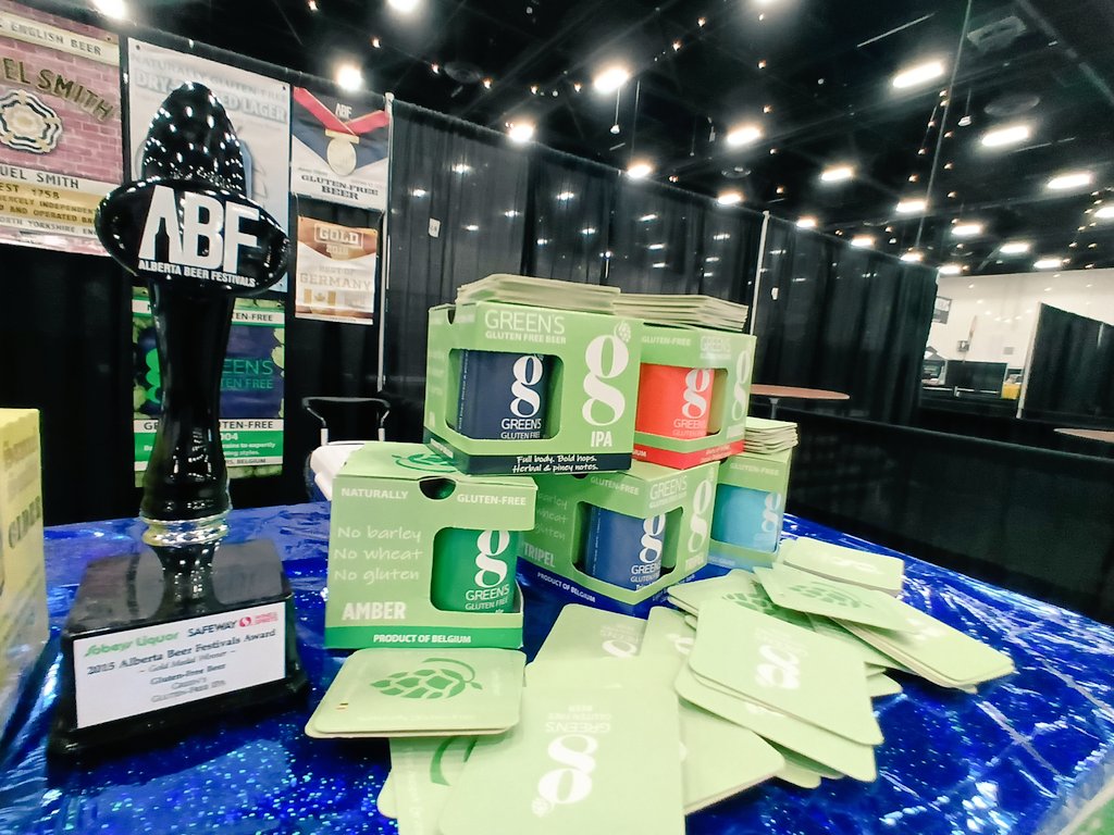 FedofBeer's tweet image. Alberta's Best Selling &amp;amp; Award Winning  Celiac Friendly #GlutenFree Beer, @GreensBeers is available at Booth 1519 at Canada's Largest Food &amp;amp; Beverage Show,  @Calgarybeerfesr 

@celiac_disease @CeliacResearch @CeliacDotOrg