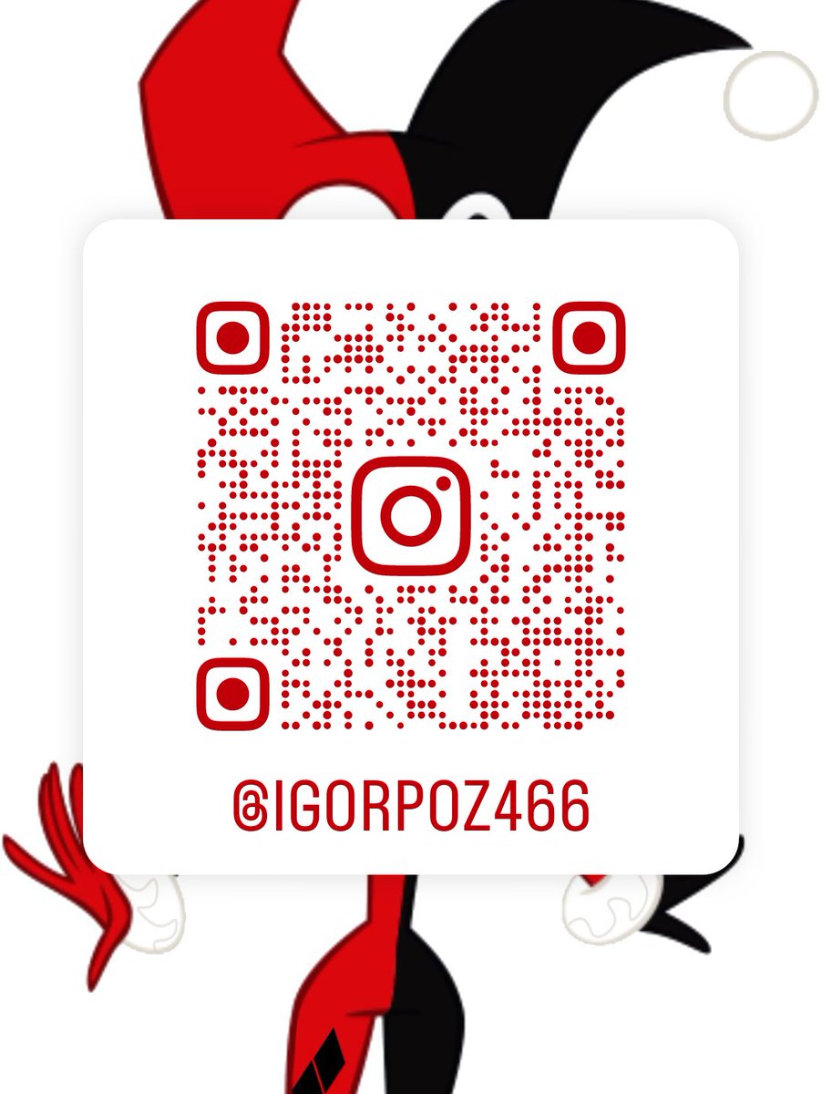 Igor_Dust414's tweet image. My Instagram Page
instagram.com/igorpoz466?igs…
🩷💓❤️♦️🖤💙🩵
#HarleyQuinn #Harley #Quinn #HarleenQuinzel #Harleen #Frances #Quinzel #HarleenFrancesQuinzel
