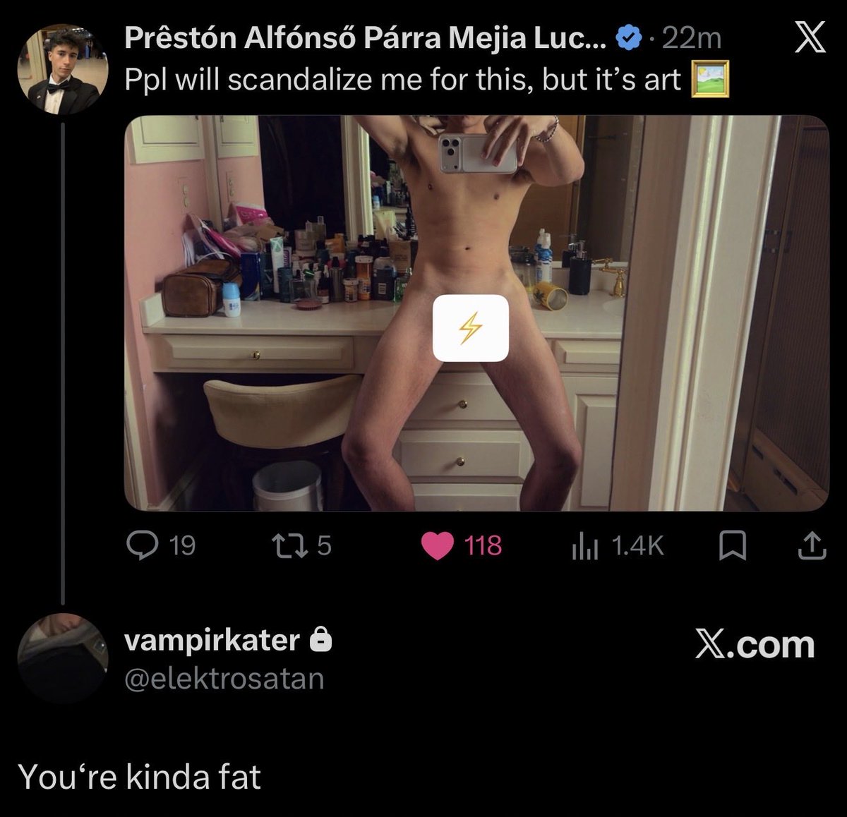 Prêstón Alfónső Párra Mejia Luca Matteo del Tóro tweet media