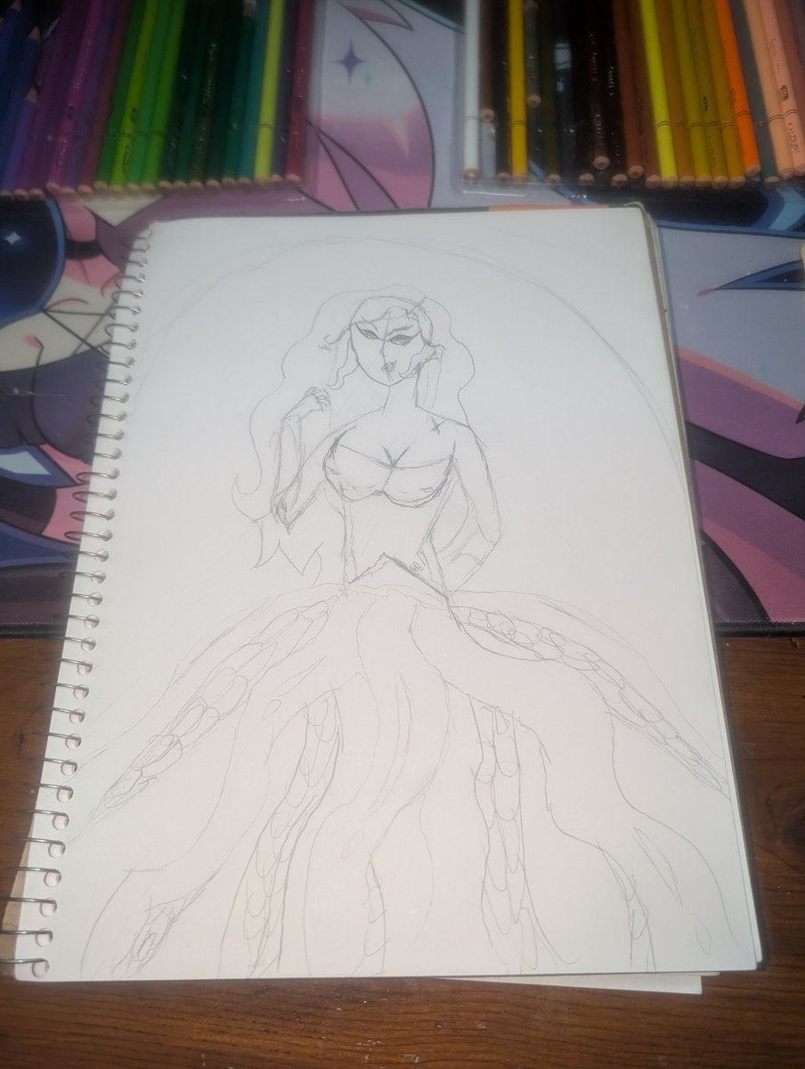 soulfirerwby's tweet image. 5th drawing I did 4 mycelium gallery under the sea art show! This 1 is called "fialova"
4 more info on the event please read flyer.
Finish, line art, sketch!
#art #artshow #ocean #fyp #traditionalartist #artist #traditionalart #octopus #octopuswomen #underthesea