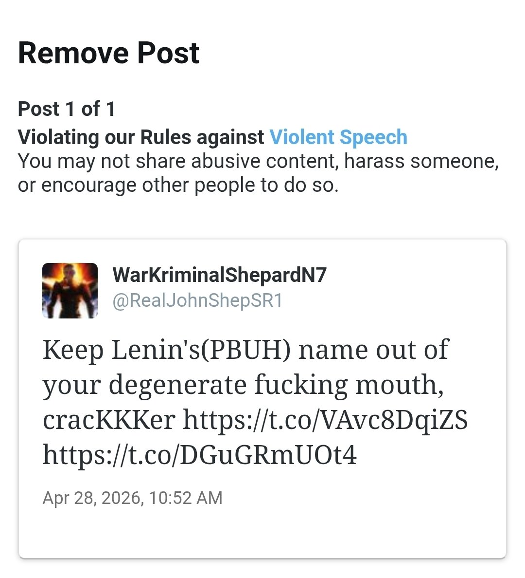 WarKriminalShepardN7 tweet media