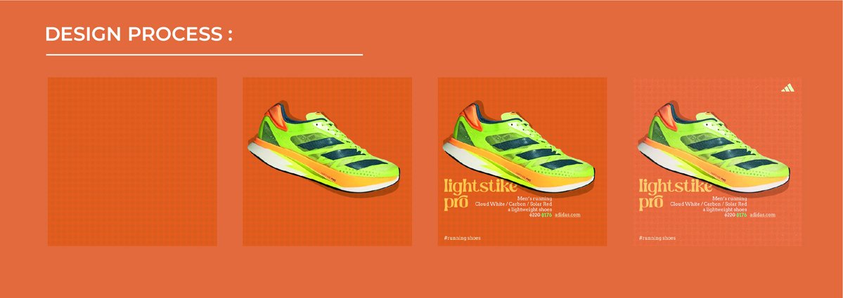 MahmudulK2006's tweet image. Modern Running Shoes Advertisement Design
This project is a product advertisement design created as a concept project for Adidas. The goal was to highlight the lightweight performance and stylish appeal of the running shoes.
#posterdesign #shoes #banners
