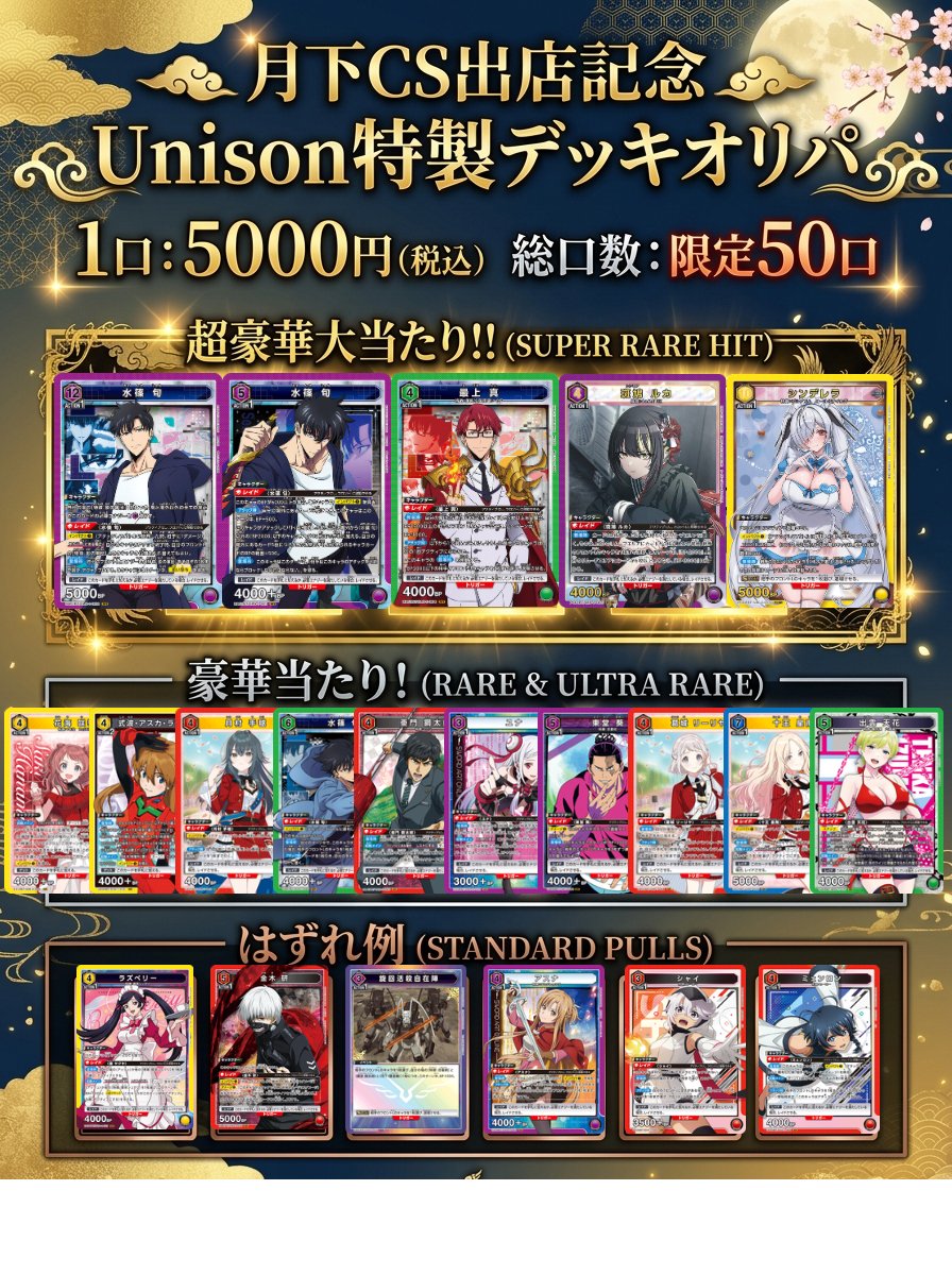 トレカショップUnison tweet media
