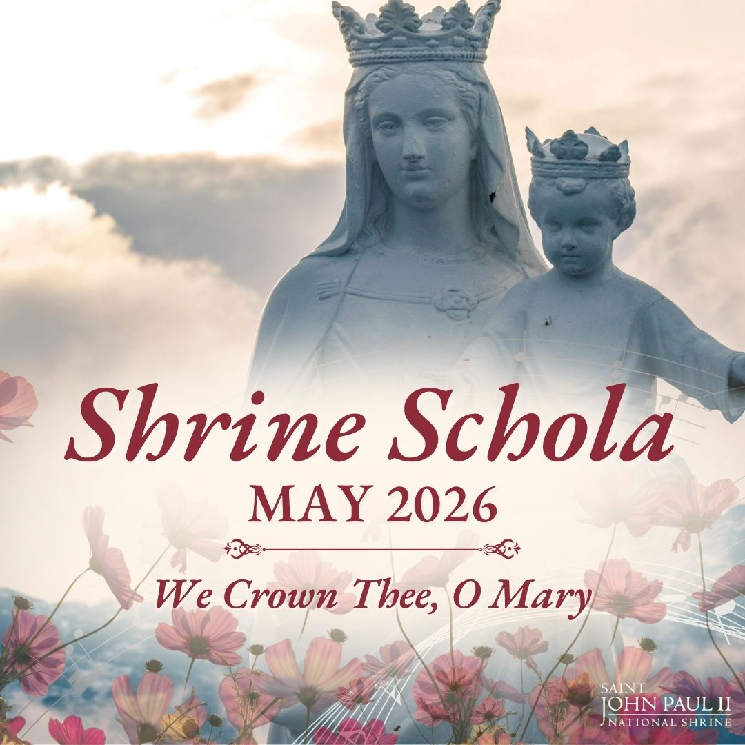 JP2Shrine's tweet photo. As we continue to celebrate the Easter season, come join us for worship in the month of May, which is dedicated to our Blessed Mother.
#shrineschola #beautyofmary #sacredmusic #easterjoy #jpiishrine https://t.co/L1oiUJS35j