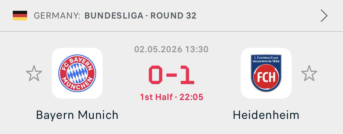 Ok now I don’t like all this comeback gimmicks Bayern is always trying to pull off, just win with ease man