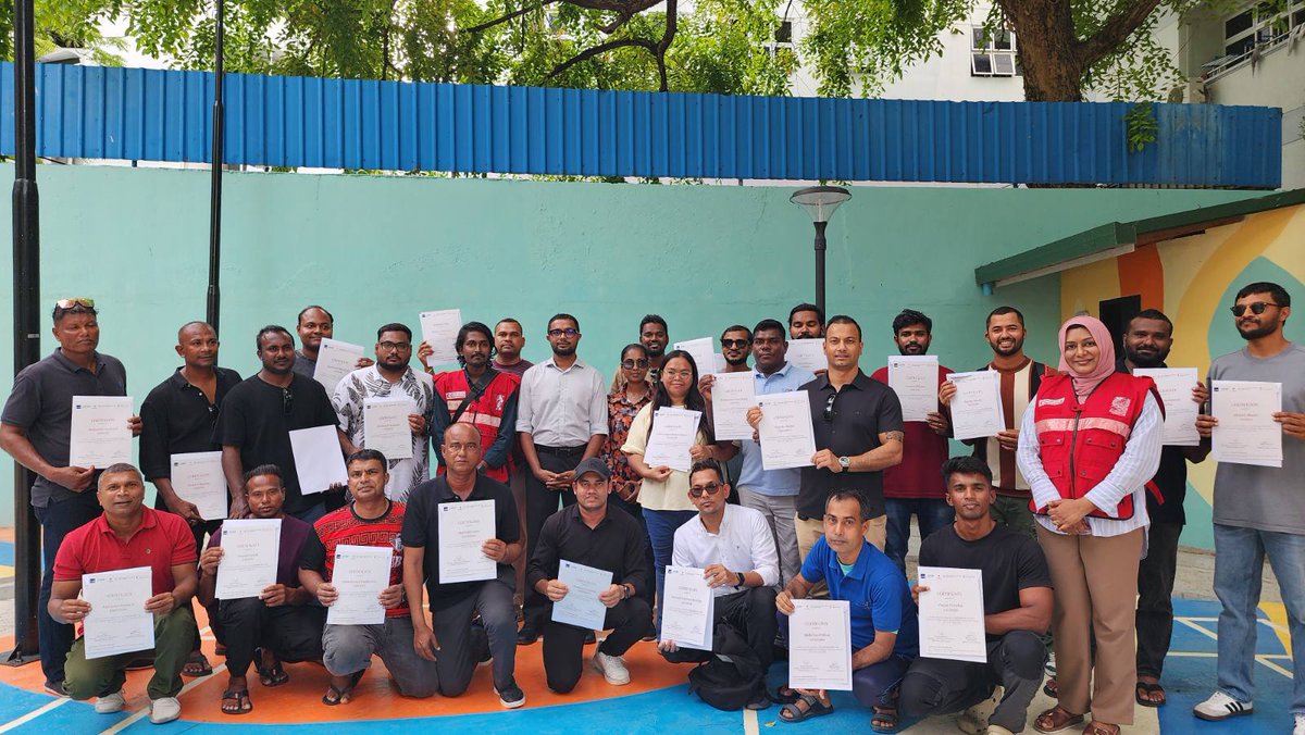 Maldivian Red Crescent tweet media