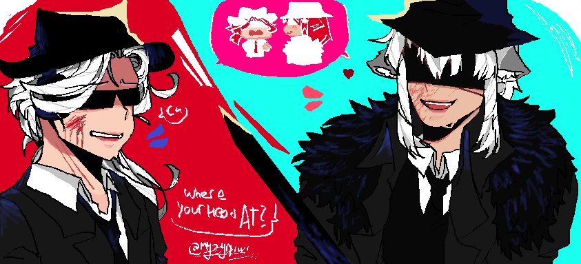 My_zyaxxh78's tweet image. where your head at??

are you ready to lose?
... ck im not be sure without you! 

#forsaken #doublefedora #killer #survivos #art #artist #artwork #ocsona
