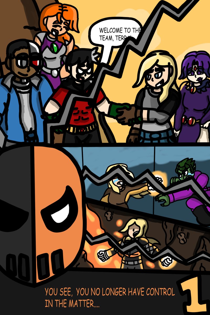 ScattershotStu2's tweet photo. Hey guys! Hope you all are having a great weekend and are having a good day today. I have some new pages for the Terra comic and here they are. Let me know what you think of it and if you like it or not. Anyway, hope you guys have a great rest of the weekend! (1/2) https://t.co/cqQuCzqkvd