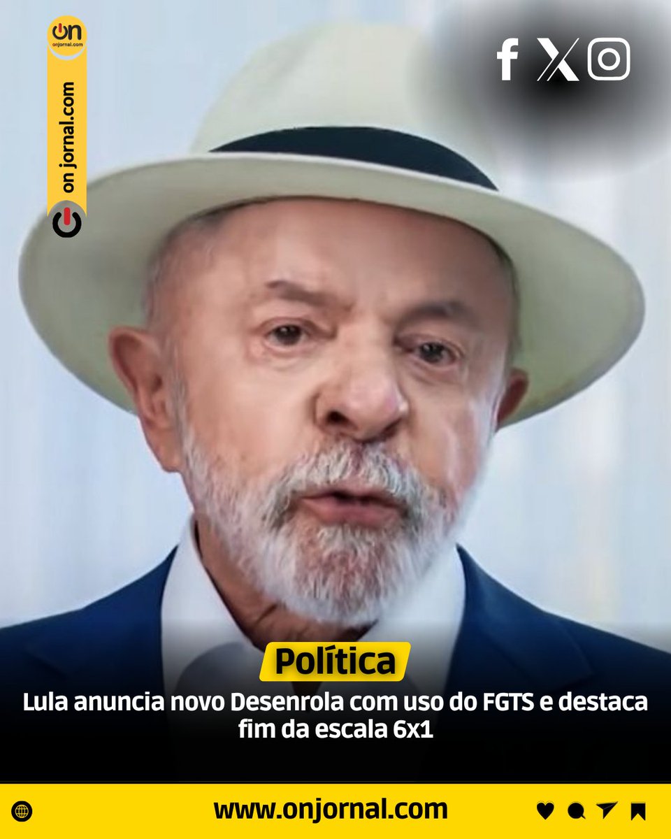 Onjornal1's tweet image. O #presidente Luiz Inácio Lula da Silva anunciou, em pronunciamento na quinta-feira (30), o #lançamento de uma nova versão do #programaDesenrolaBrasil, prevista para a próxima semana.

Acesse:
onjornal.com/site/noticia/l…