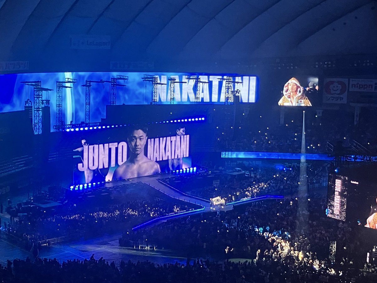dawachann's tweet photo. 井上尚弥対中谷潤人東京ドーム最高だった！
井上に負けてほしくないし中谷には勝ってほしいという意味わからん感情で辛かった https://t.co/RKL8Zyisj4