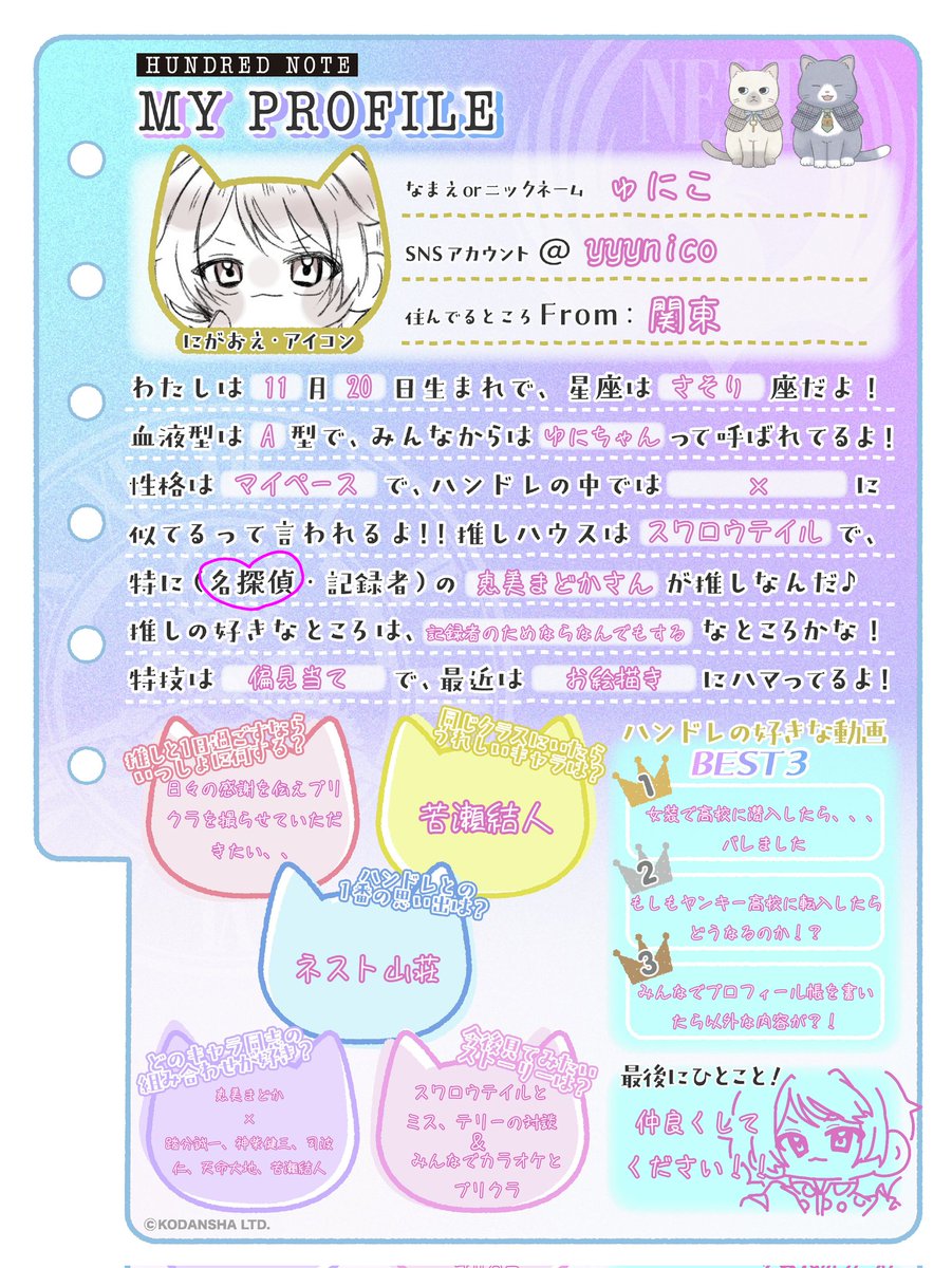 ゅにこ tweet media