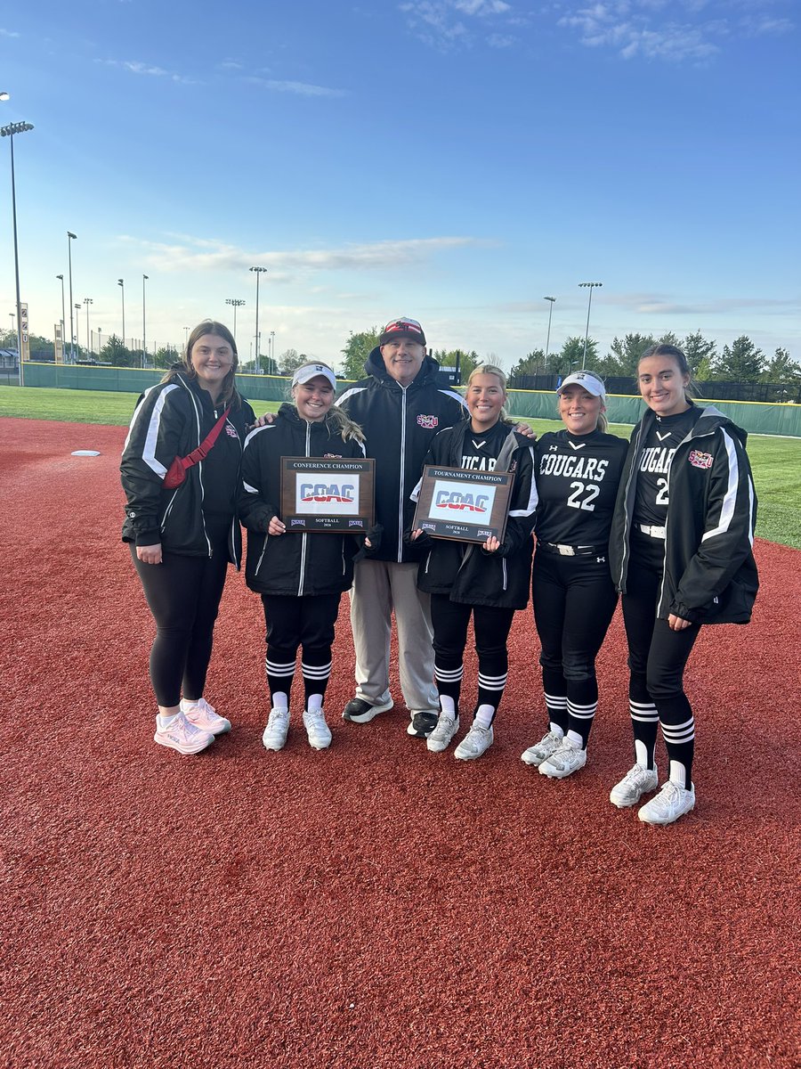 Coach_Bolden's tweet photo. Grateful to be part of this group at St. Xavier University. Championships like this matter — they always will. The work, the grind, the commitment… it all shows up in moments like these.

But what means even more to me isn’t just the trophies… it’s the growth.

Watching these pitchers develop over the years — not just in velocity, movement, and confidence in the circle — but as people… that’s what I’m most proud of. The maturity, the leadership, the resilience… that’s the real win.

Proud of each one of you for the work you’ve put in and the players and people you’ve become.

This is what it’s all about. 💪
Go Cougs!

Train Hard. Play Bold. Chase Greatness.