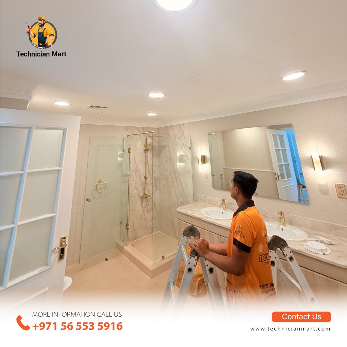 technicianmart's tweet image. 🚨Need An Electrician in Dubai❓We offer 24/7 electricians in Dubai.

Upgrade to clean, bright, and professionally installed lighting today.

📍Al Wasl Rd - Dubai, UAE
📞+971 56 553 591
🌐google.com/maps?cid=36257…

#electrician #Dubai